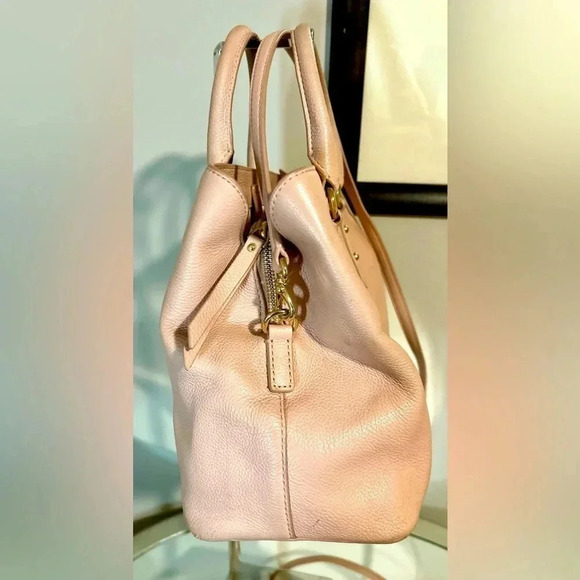 Gently Used KATE SPADE pale Pink Leather Satchel/Crossbody Bag - Picture 4 of 10